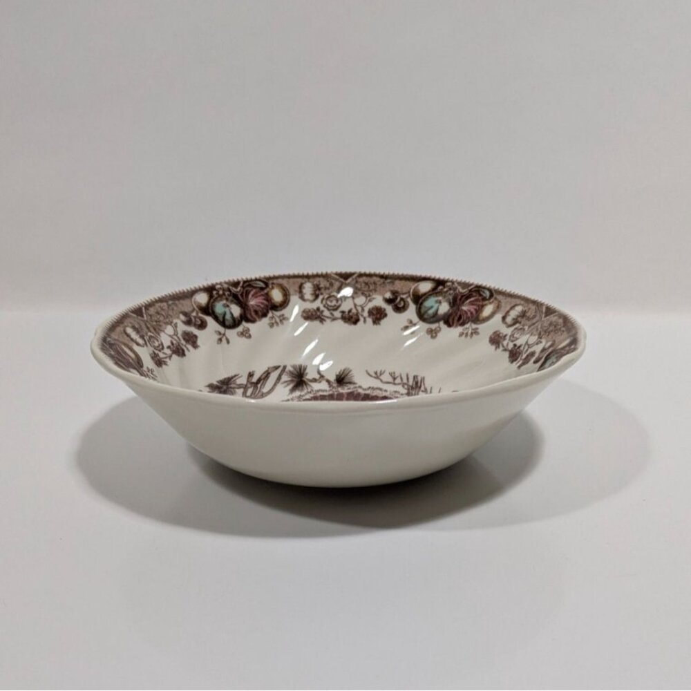 Johnson Bros. His Majesty Bowl Replacement Turkey Design Vintage English